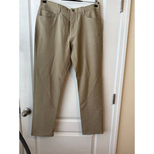 Men's Original Penguin Beige Sport Golf Pants Waist 34